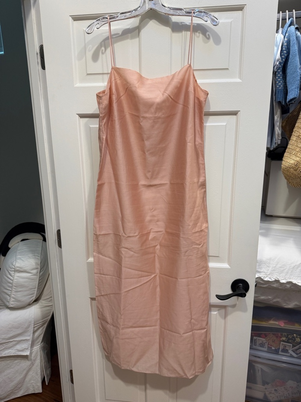 H&M Blush Slip Dress
